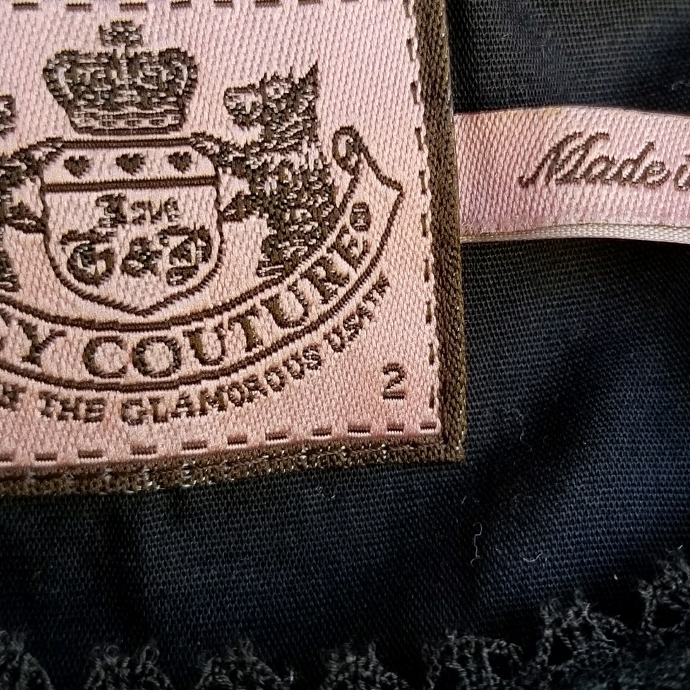 Sleeveless  black  eyelet Juicy couture dress - Picture 5 of 8